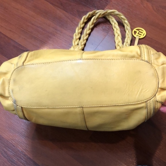 Elliott Lucca Pastel Yellow Braided Hobo Purse - Picture 3 of 16